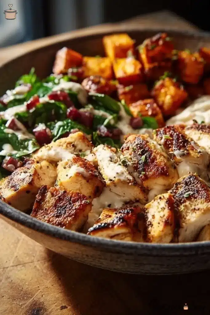 Grilled chicken salad elegant meal 2474 image 002