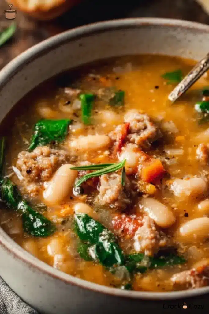 Italian sausage white bean soup cozy 2650 image 002