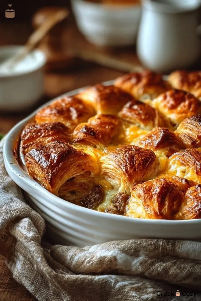 Overnight croissant breakfast casserole 2577 image 002
