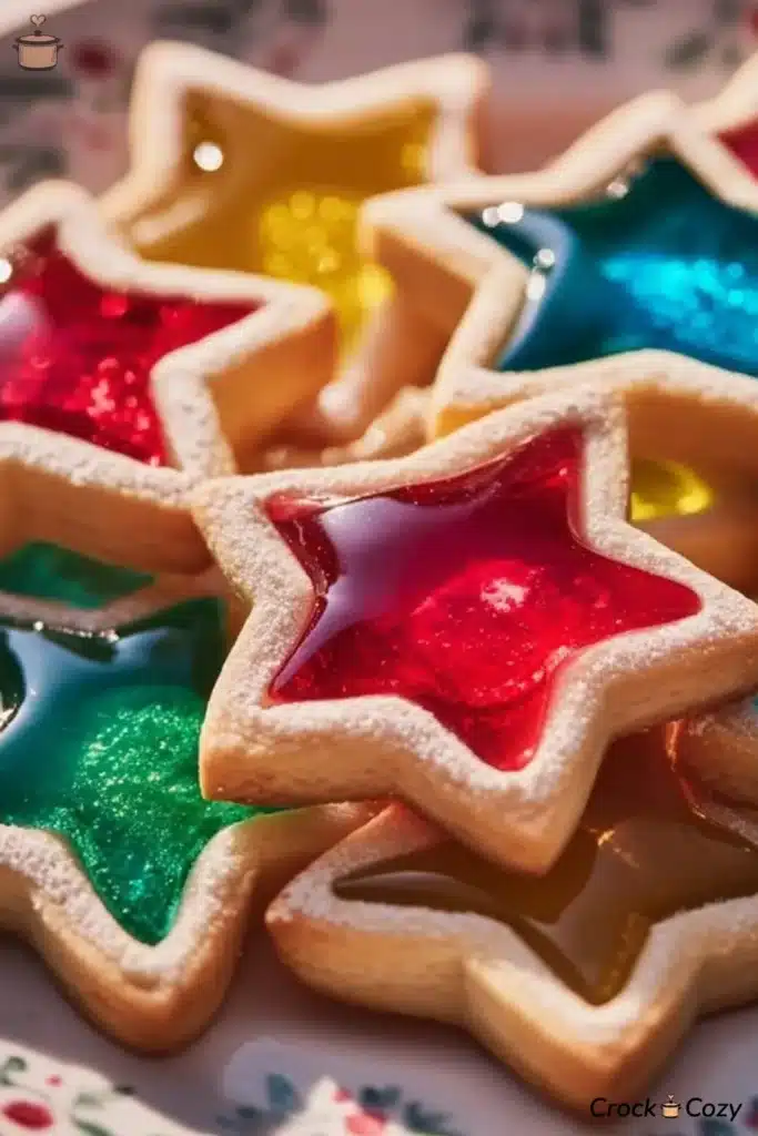 Stained glass cookies elegant holiday 2549 image 001
