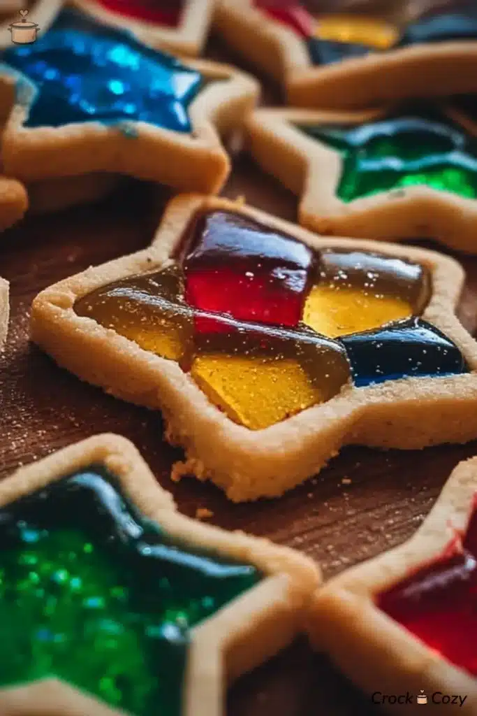 Stained glass cookies elegant holiday 2549 image 002