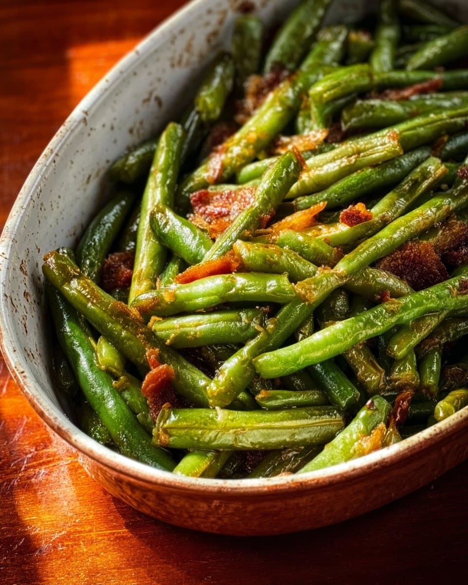 Simple Garlic Green Beans