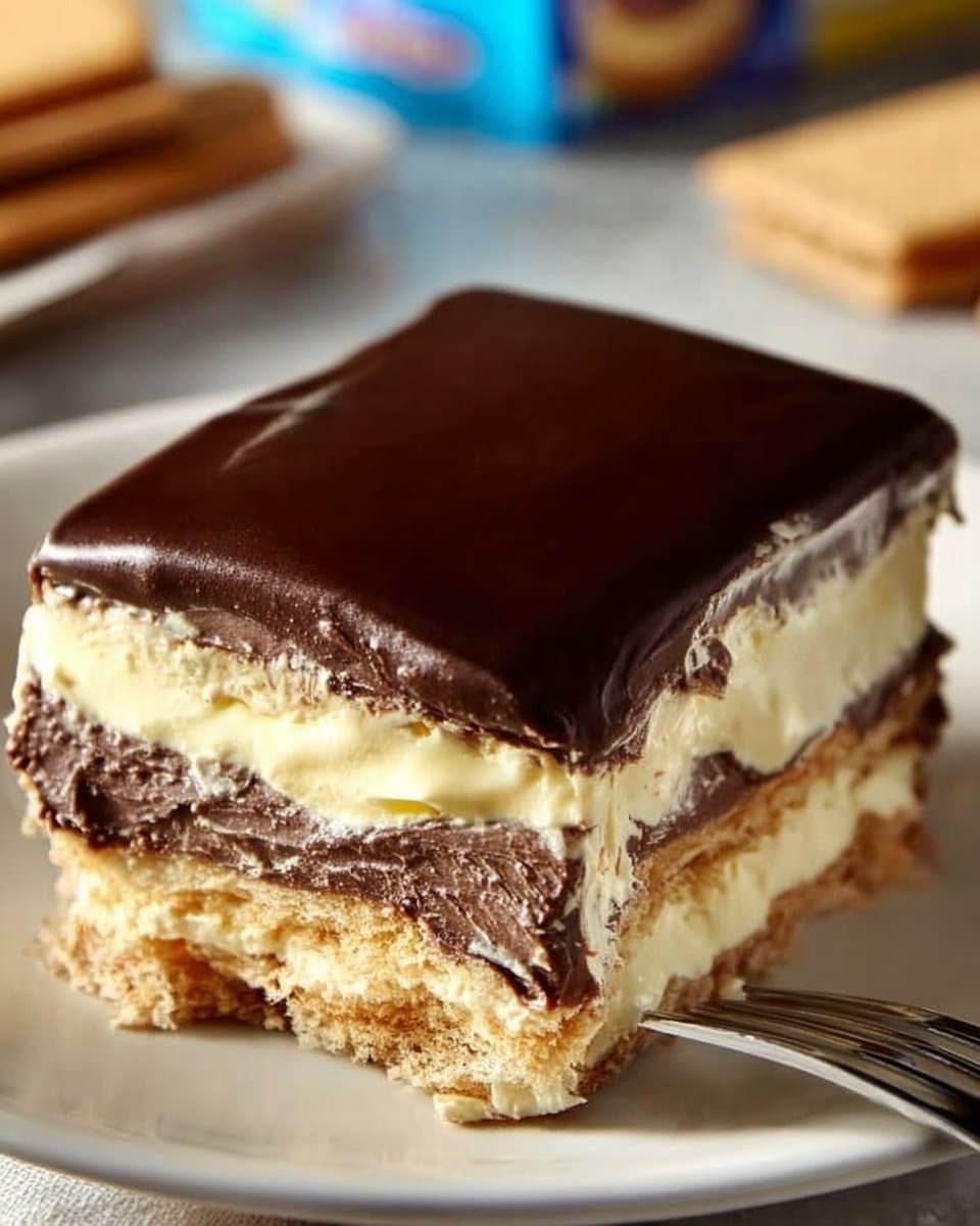 No-Bake Chocolate Eclair Cake Recipe