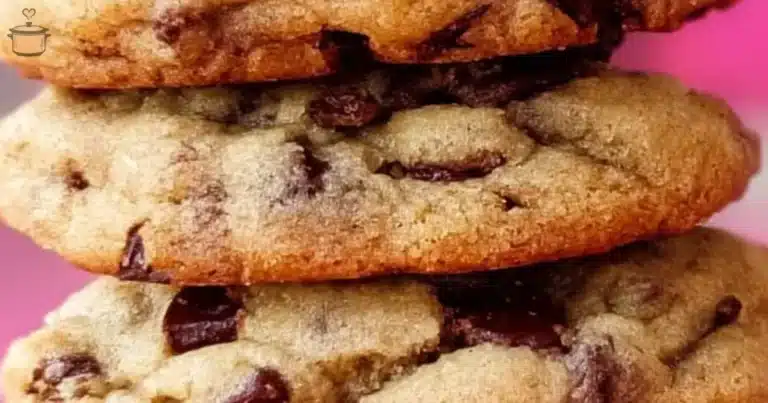 Freshly baked best chocolate chip cookies on a cooling rack