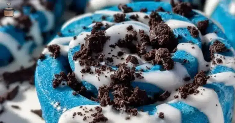 Freshly baked chocolate chip cinnamon rolls with gooey chocolate filling