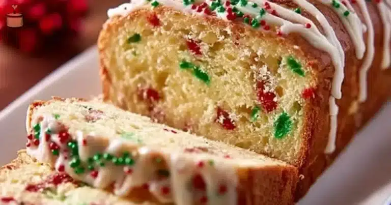 Freshly baked Christmas bread garnished with festive decorations