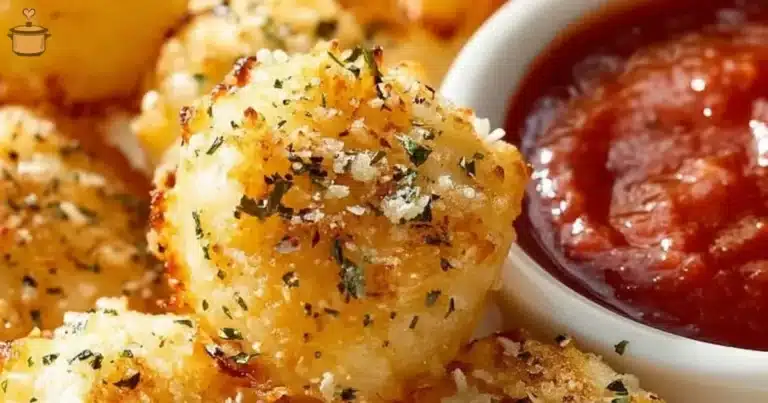 Homemade parmesan bread bites, inspired by Domino's recipe, fresh out of the oven.