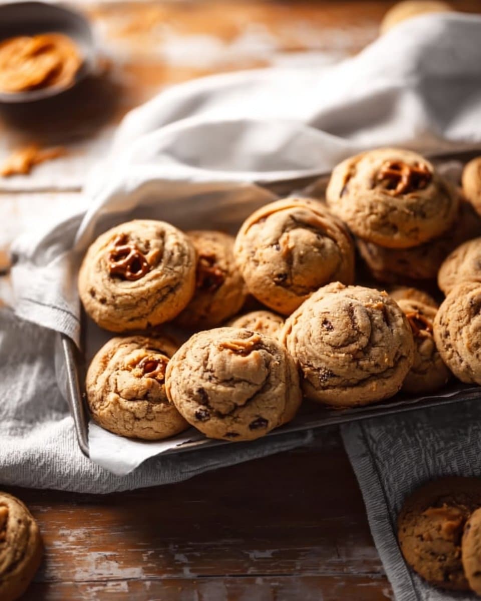 Peanut Butter Pretzel Cookies