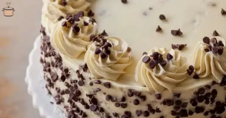 Italian Cannoli Cake with creamy filling and chocolate drizzle