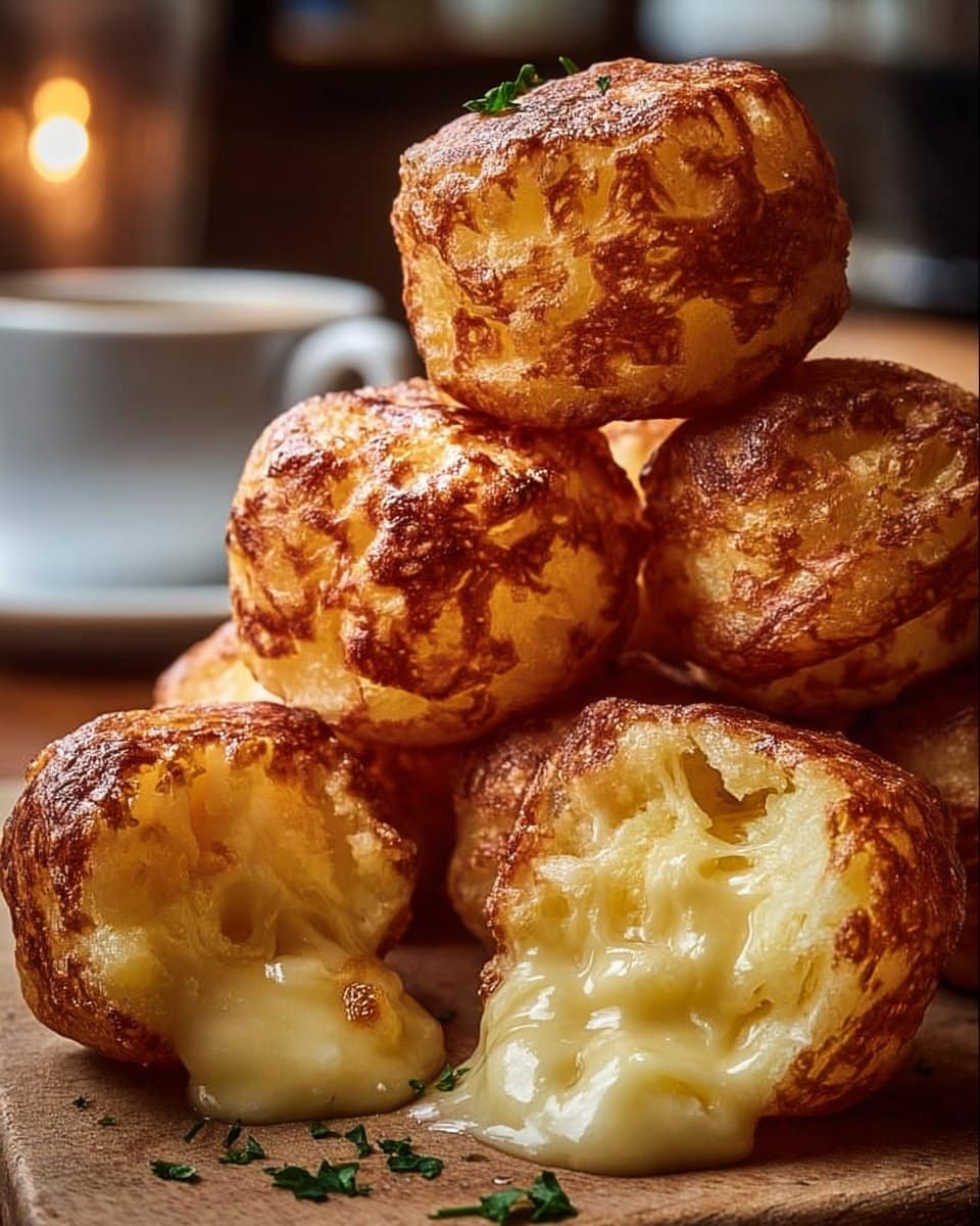 Mashed Potato Cheese Puffs