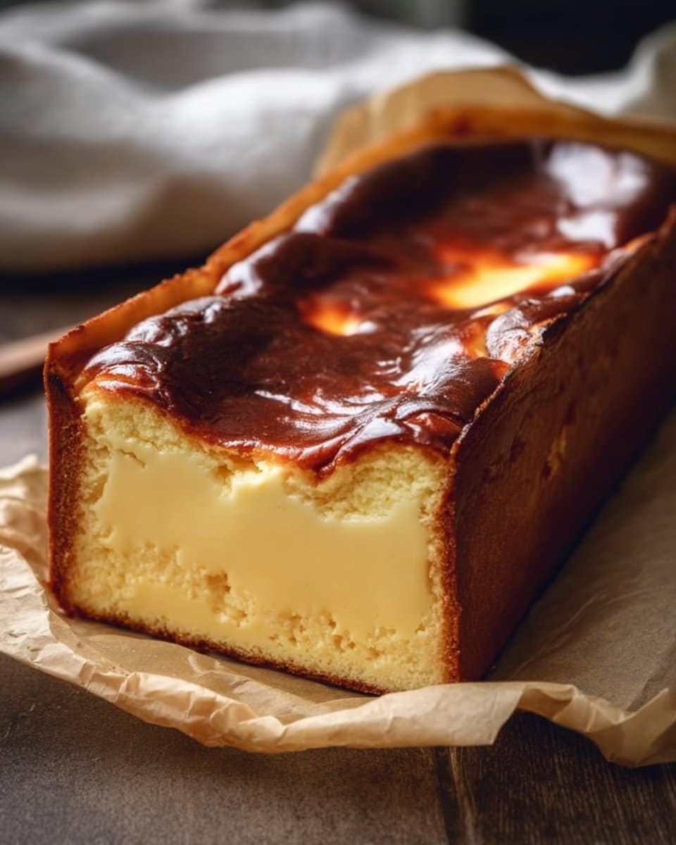 Indulgent Burnt Basque Cheesecake in a Loaf Pan You'll Love