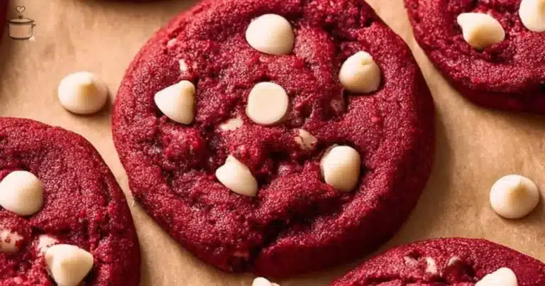 Delicious homemade Red Velvet Cookies with cream cheese frosting