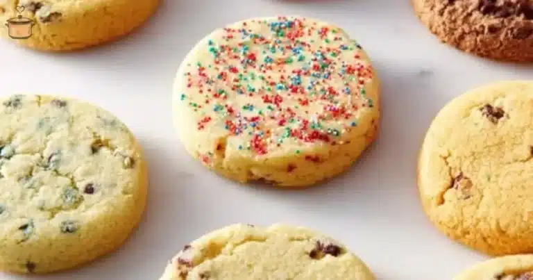Delicious slice and bake cookies ready to be baked in the oven