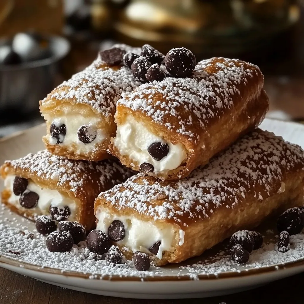 Classic Cannoli Squares