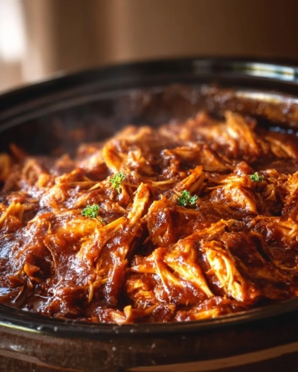 Zesty BBQ Chicken Crockpot