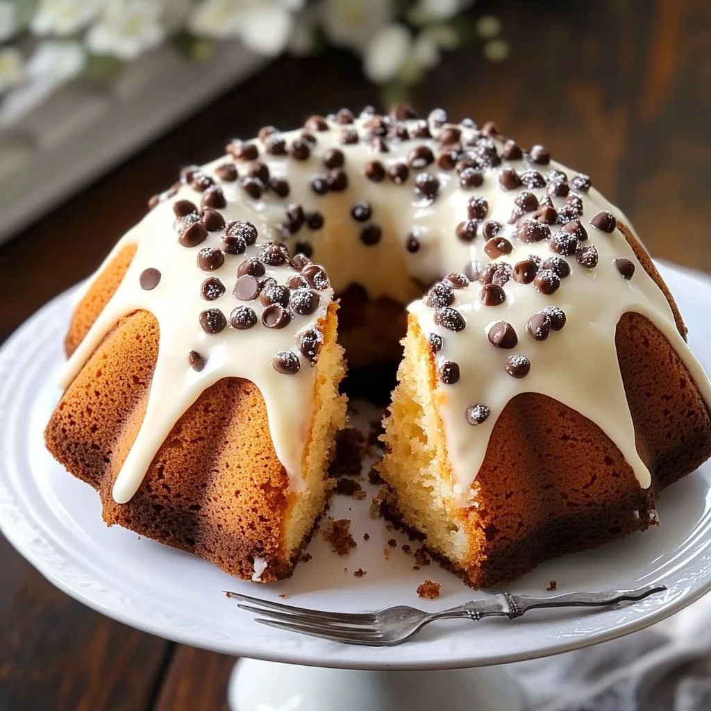 Cannoli Bundt Cake