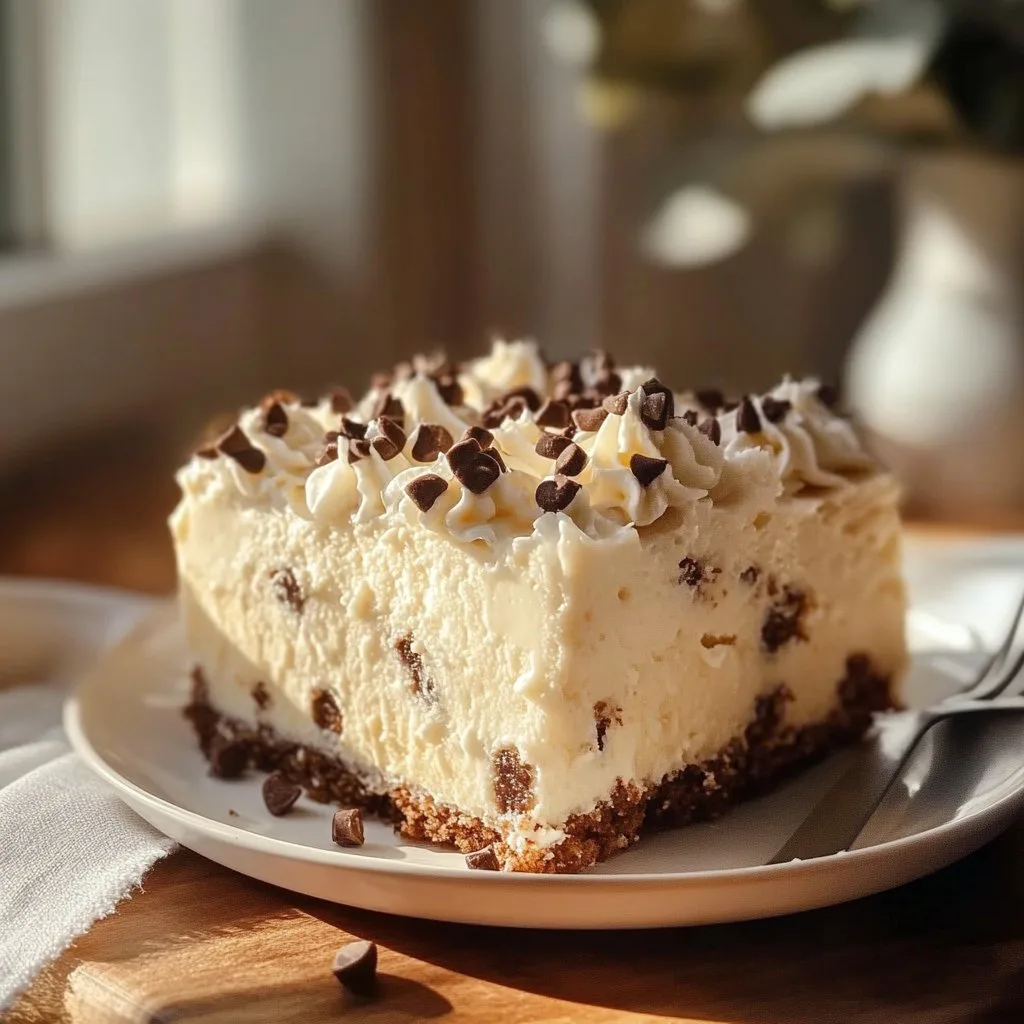 Cannoli Poke Cake