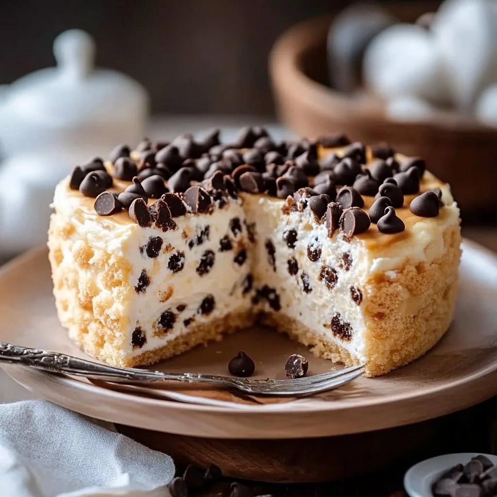 Easy Cannoli Cake Recipe with Chocolate Chips and Ricotta