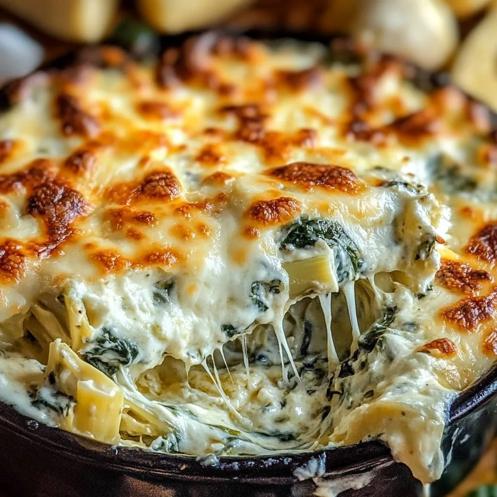 Best Crockpot Spinach Artichoke Dip Creamy Cheesy Party Appetizer