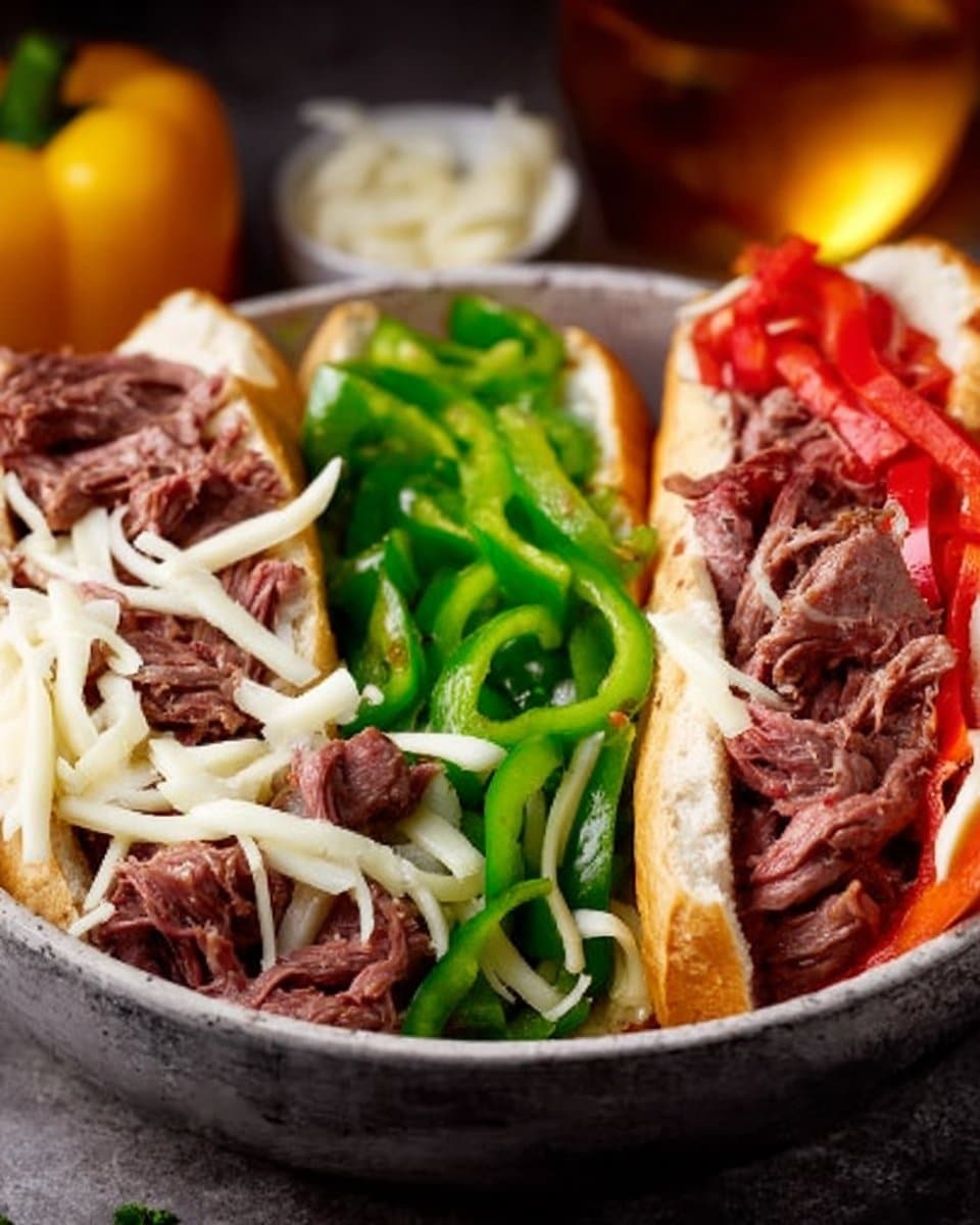 Crockpot Philly Cheesesteak