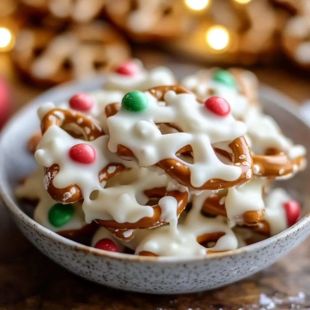 White Chocolate Pretzel Crockpot Christmas Candy: Sweet, Salty & Perfect for the Holidays!