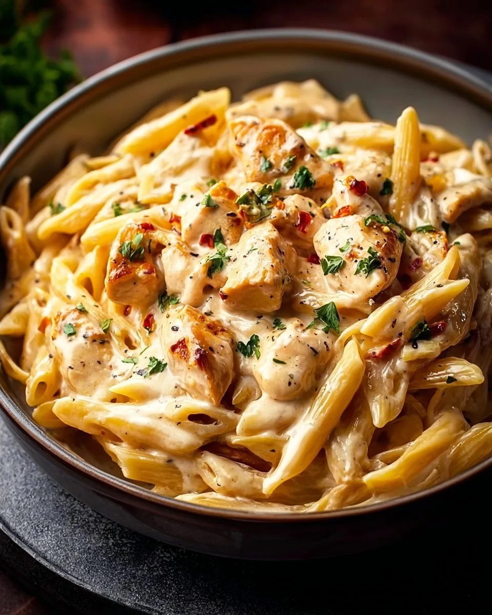 Crock Pot Creamy Cajun Chicken Pasta