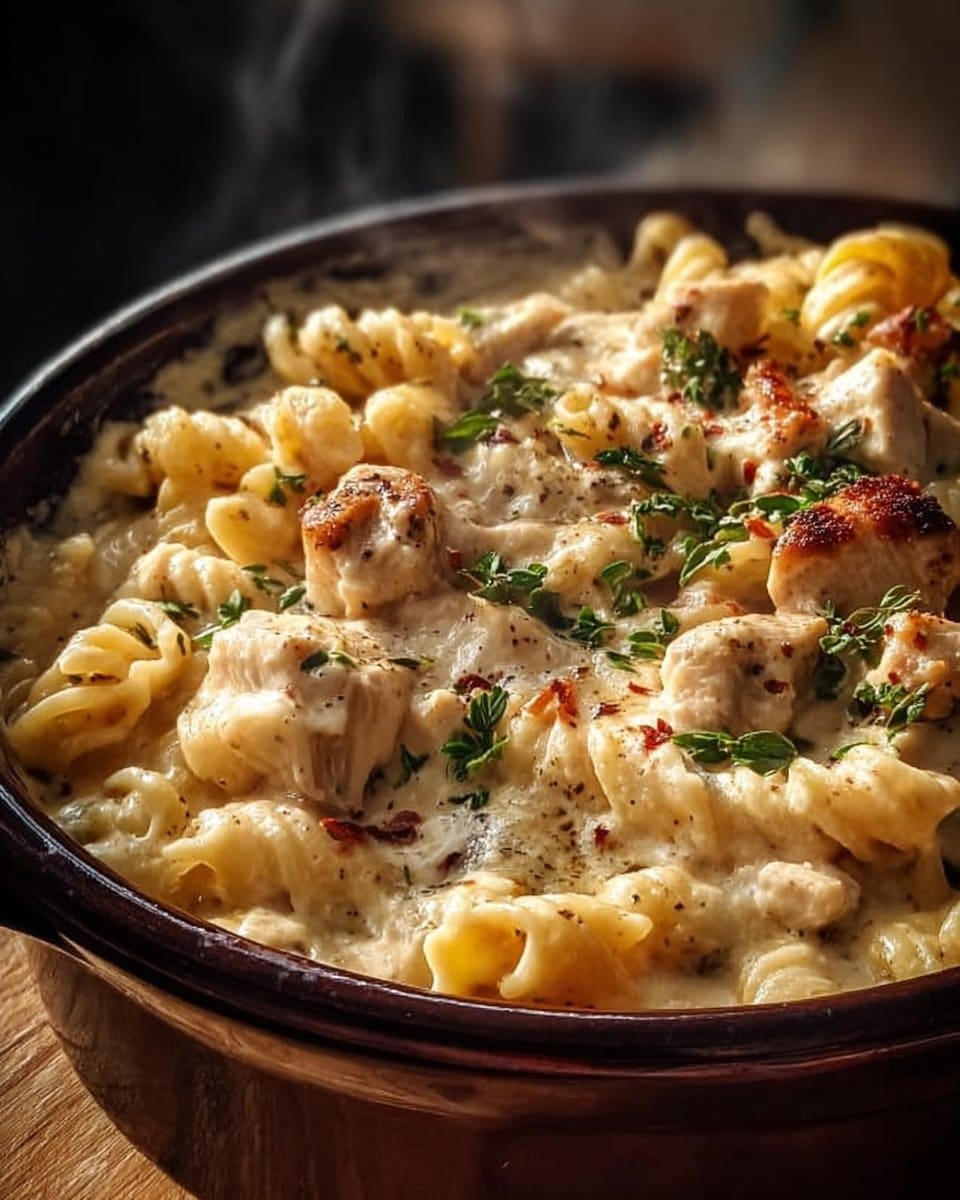 Creamy Chicken Pasta Crockpot