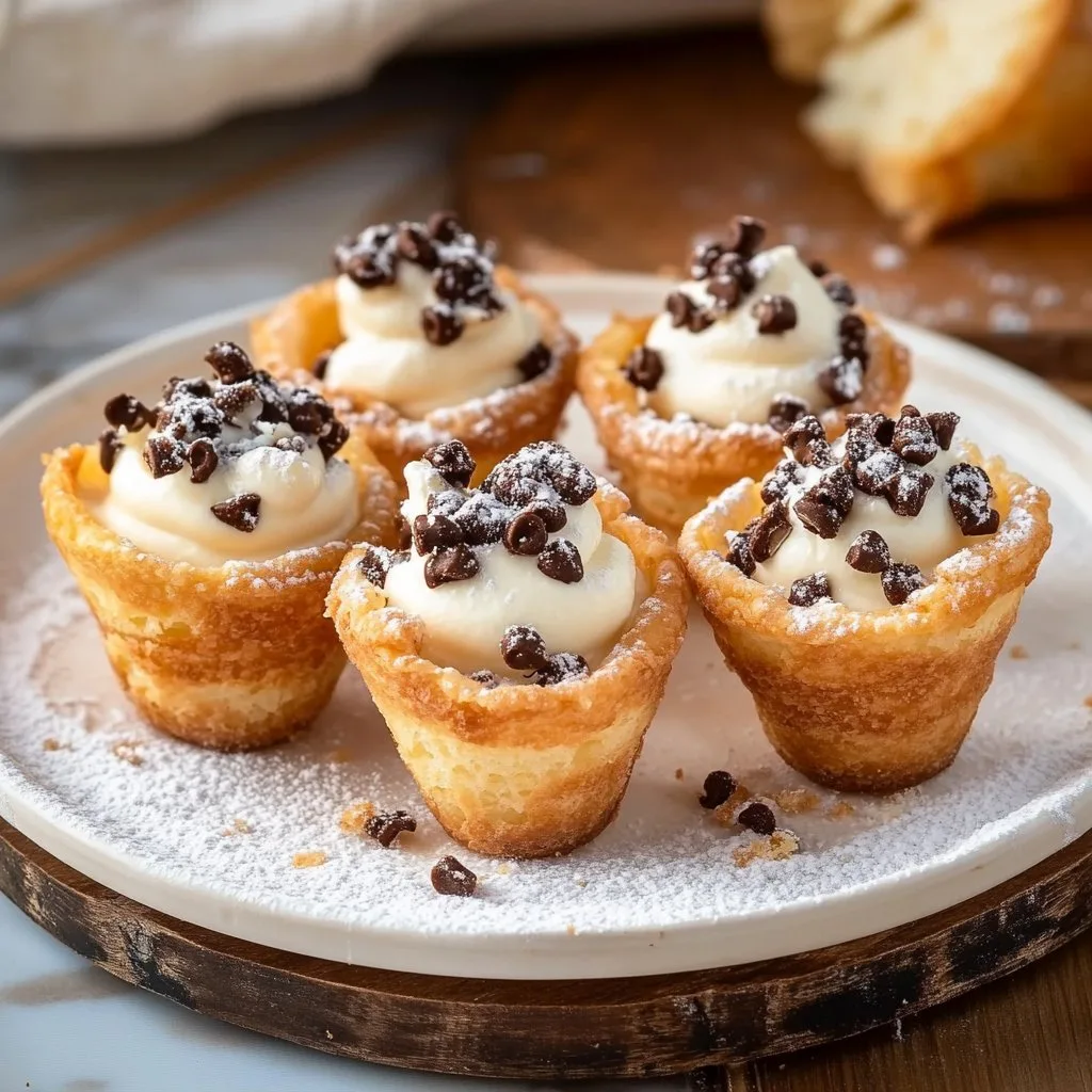 Mini Cannoli Cups