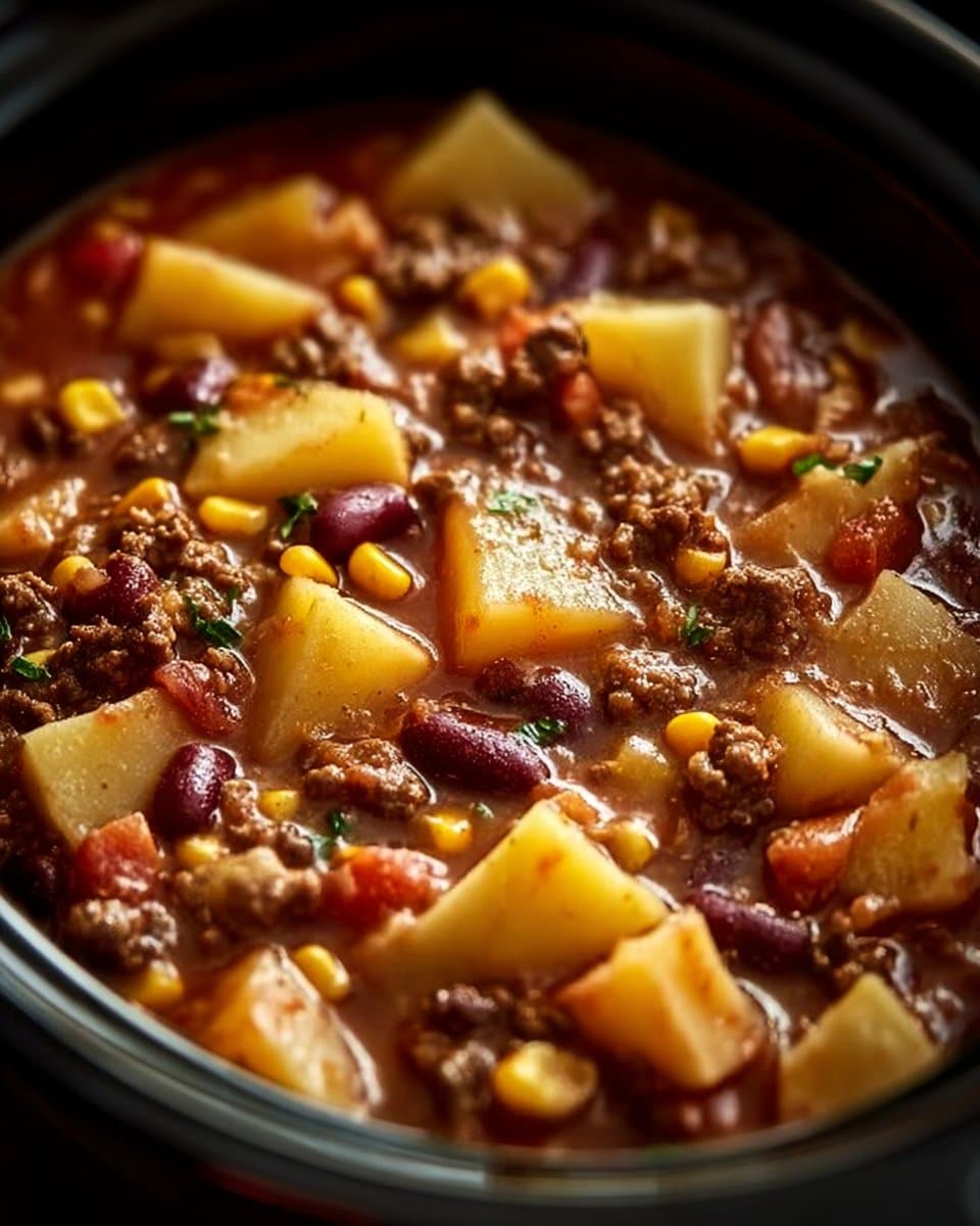 Slow Cooker Cowboy Casserole