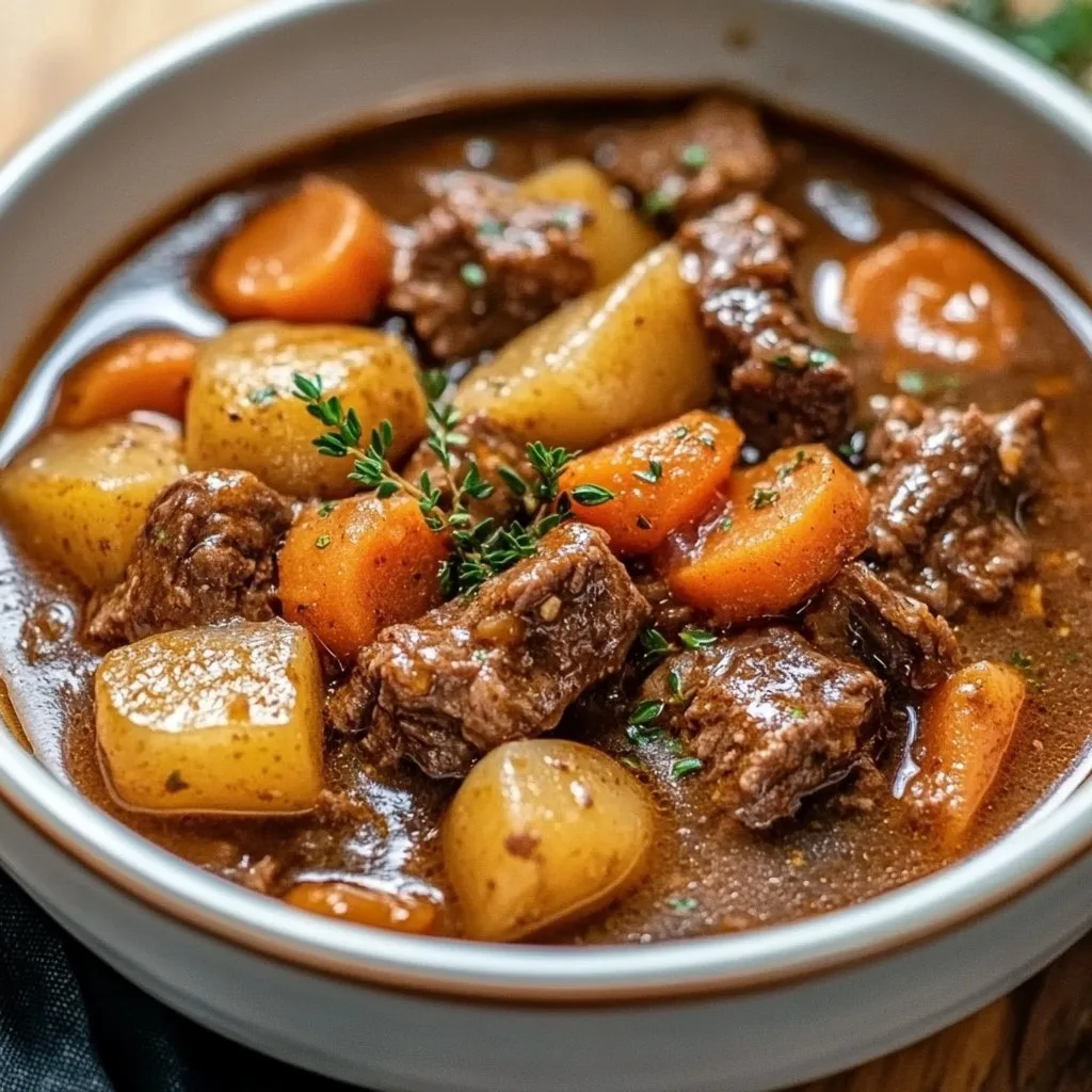 Comforting Crockpot Beef Stew