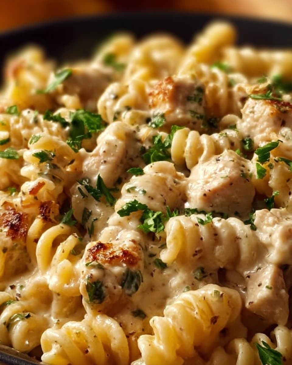Creamy Chicken Pasta Crockpot