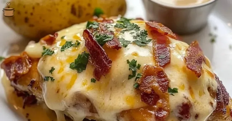 Cooked Alice Springs Chicken served with sides on a plate