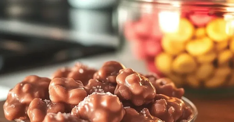 Delicious homemade Crock Pot Candy in a slow cooker.