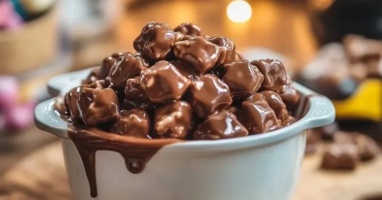 Delicious Crockpot Candy in a slow cooker full of sweet treats.