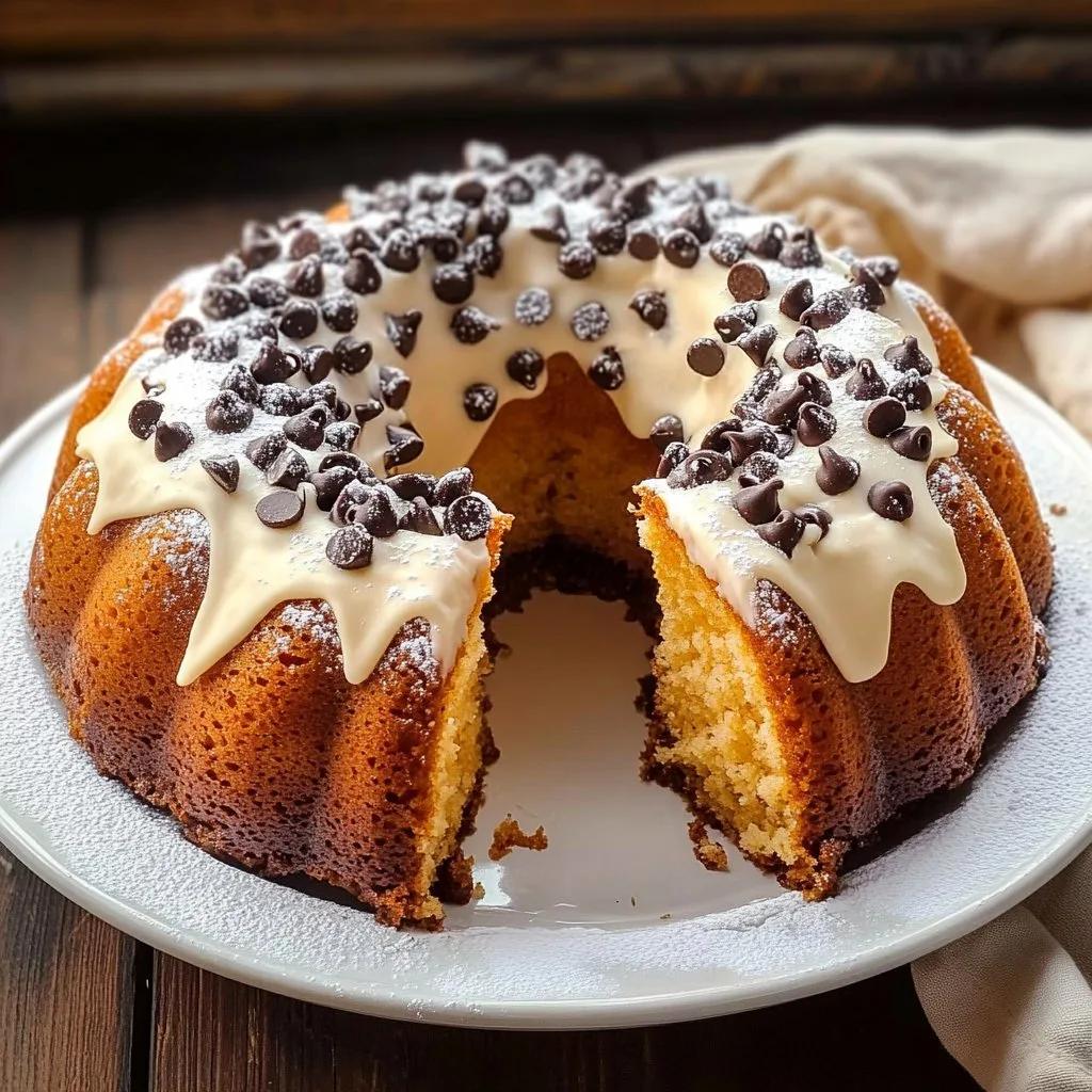 Cannoli Bundt Cake