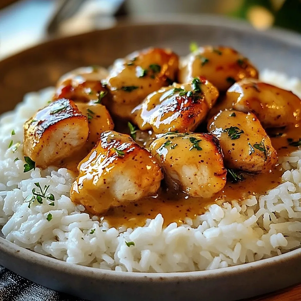 Smothered Chicken and Rice