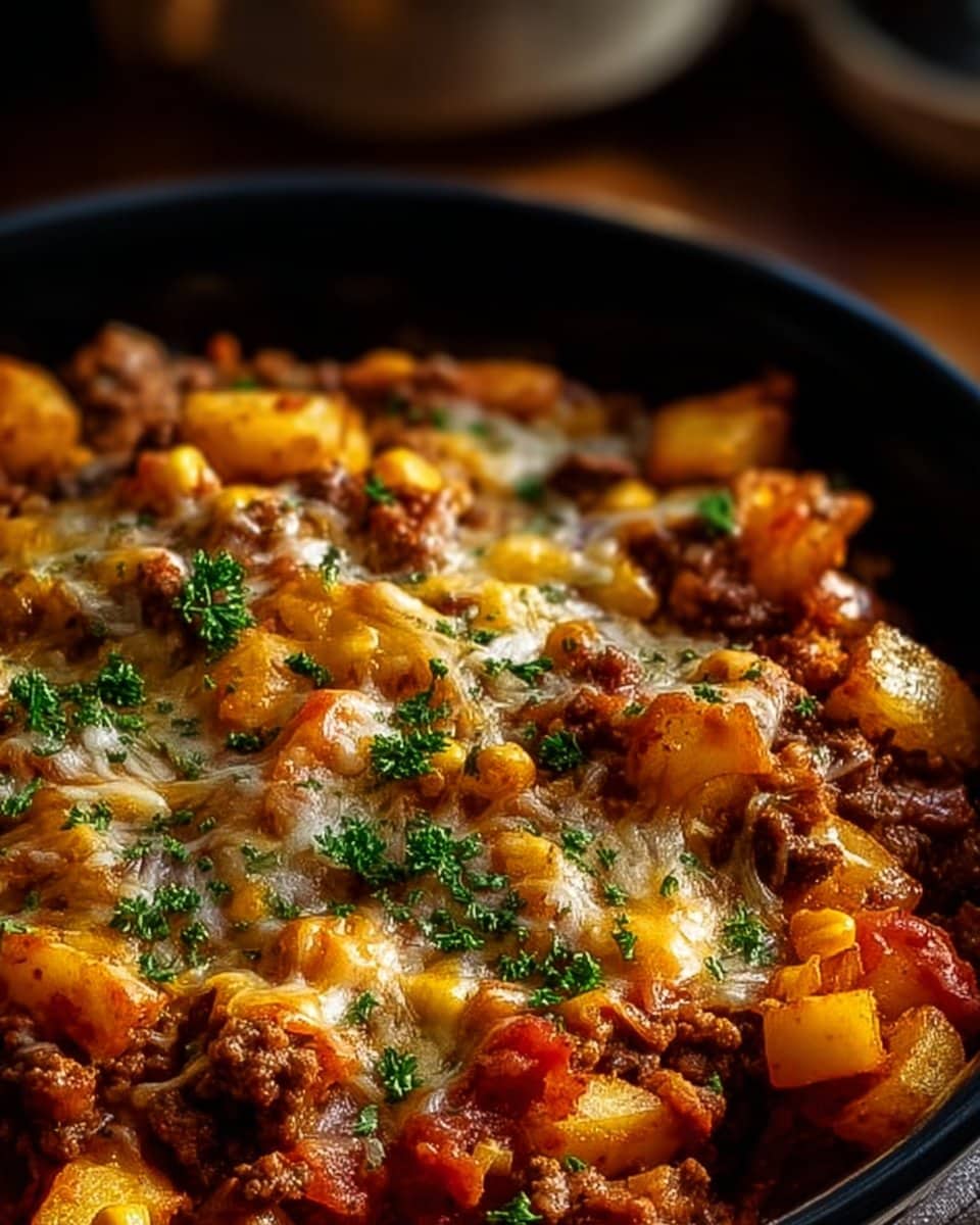 Slow Cooker Cowboy Casserole