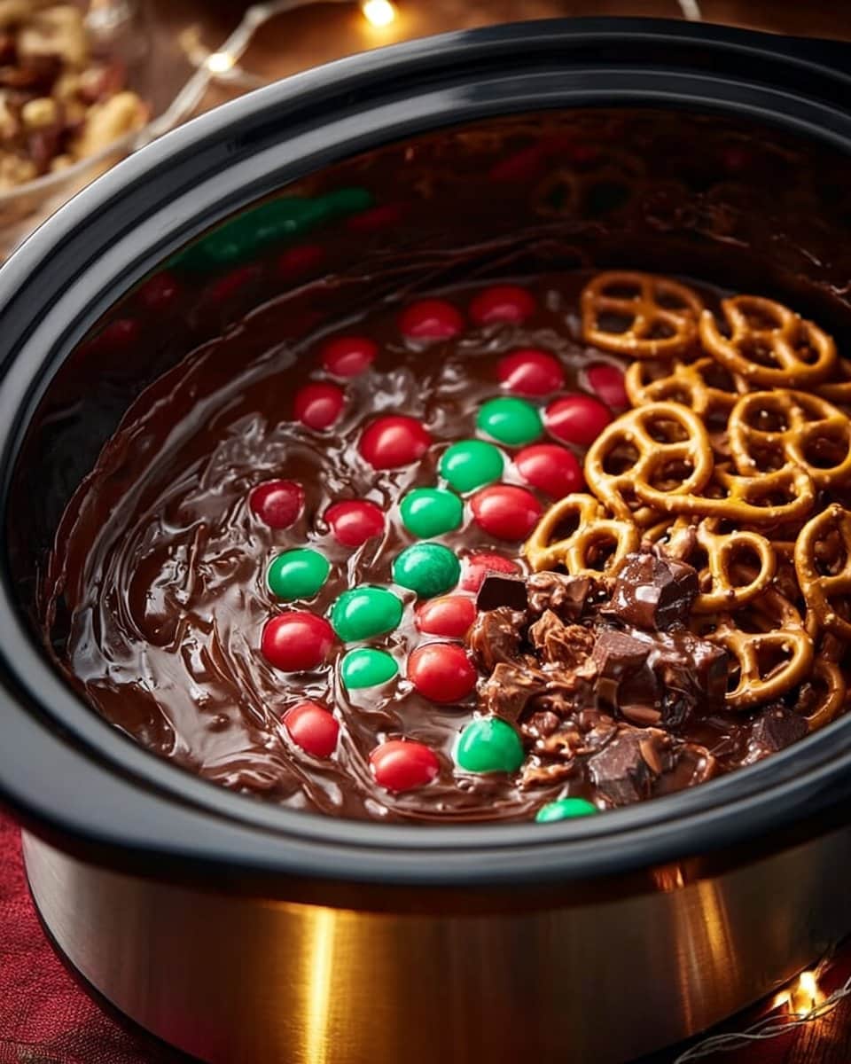 Lazy Slow Cooker Chocolate Candy