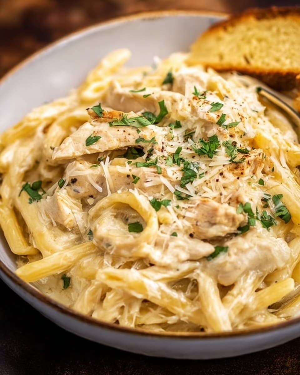 Crockpot Chicken Alfredo