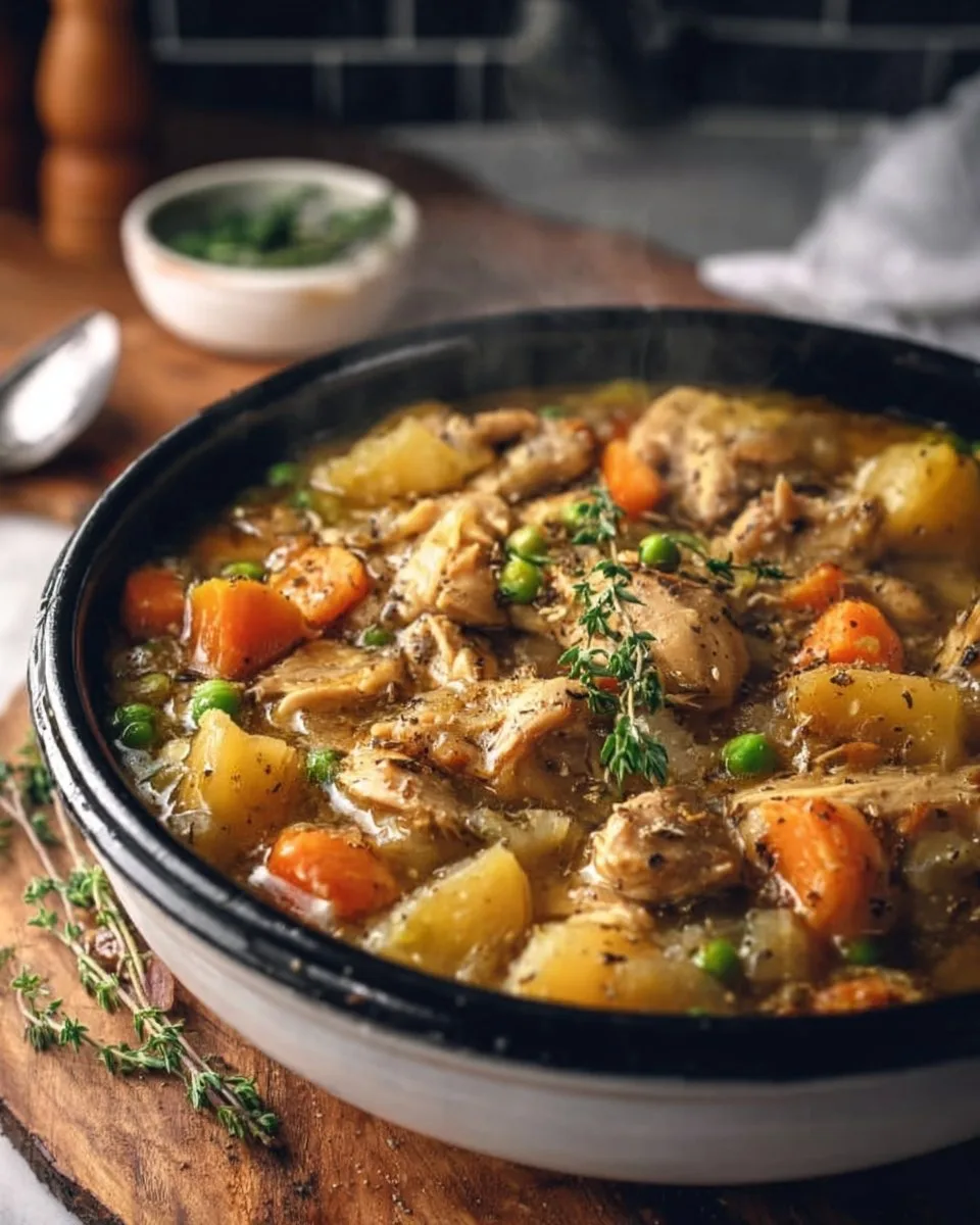 Slow Cooker Chicken Stew Recipe
