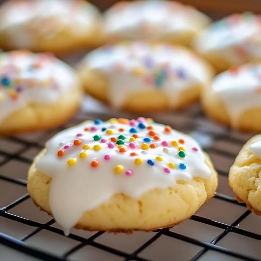 Italian Glazed Lemon Cookies