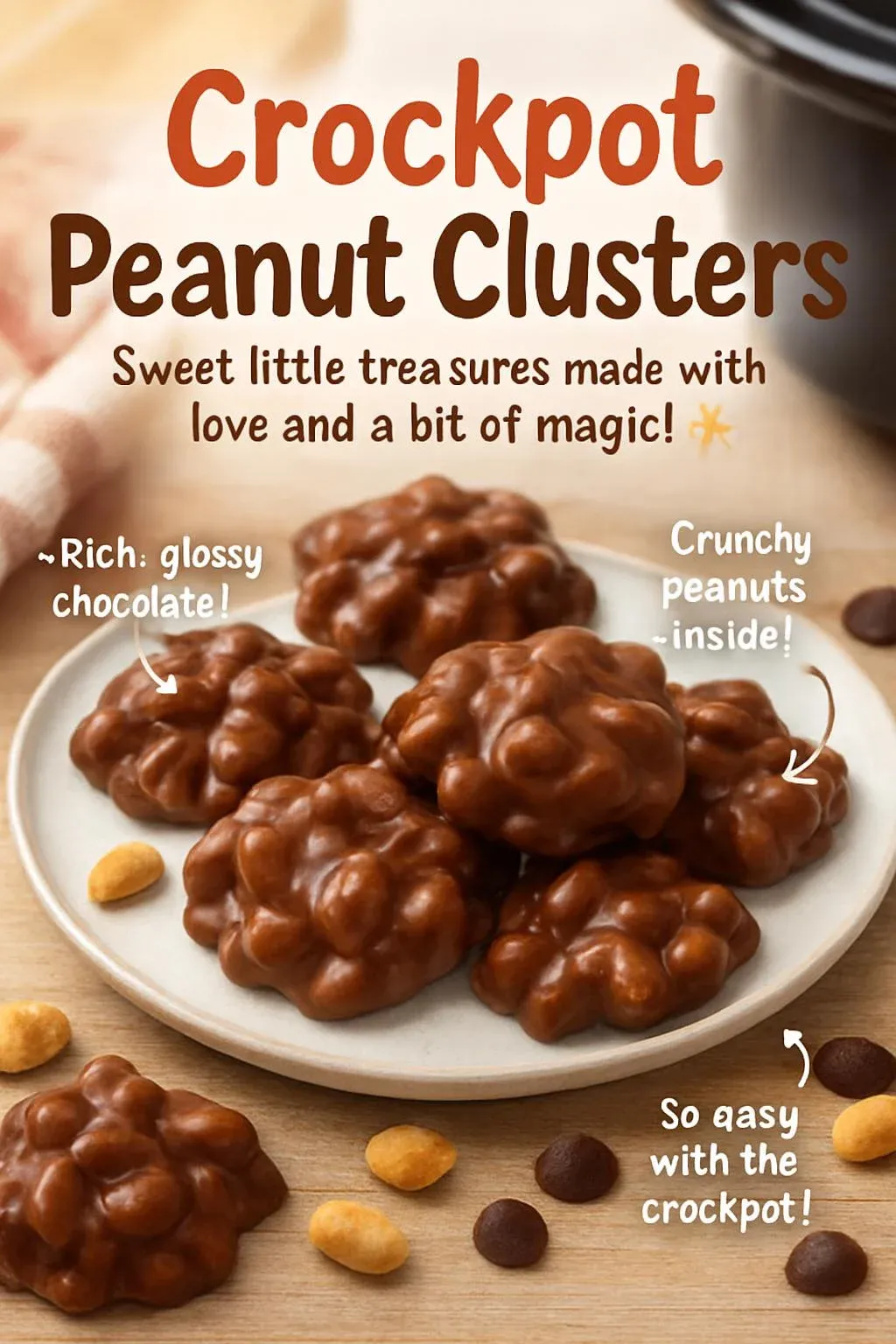 Crockpot Peanut Clusters Recipe