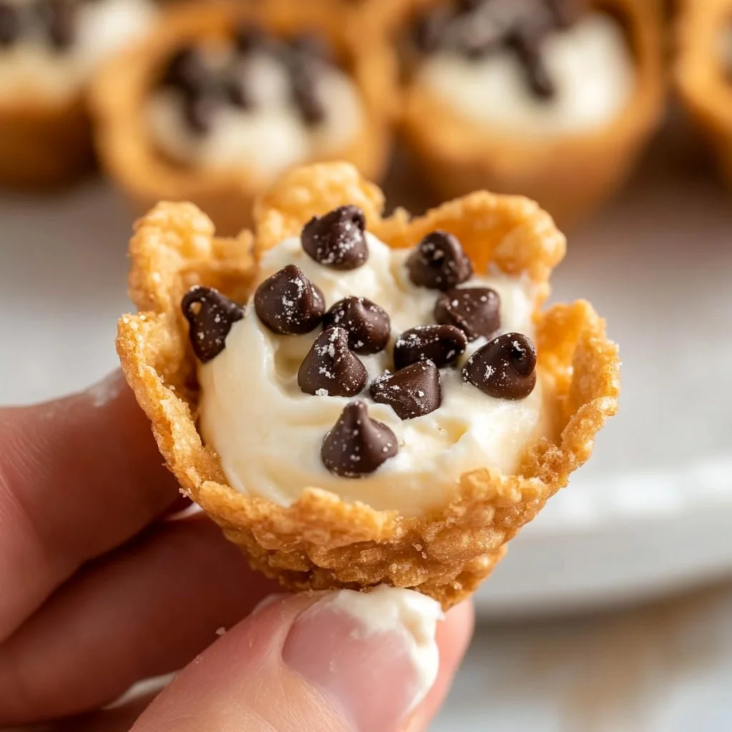 Mini Cannoli Cups