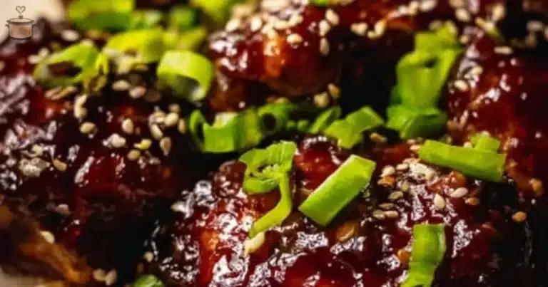 Slow Cooker Honey Garlic Chicken recipe with tender chicken and sweet garlic sauce