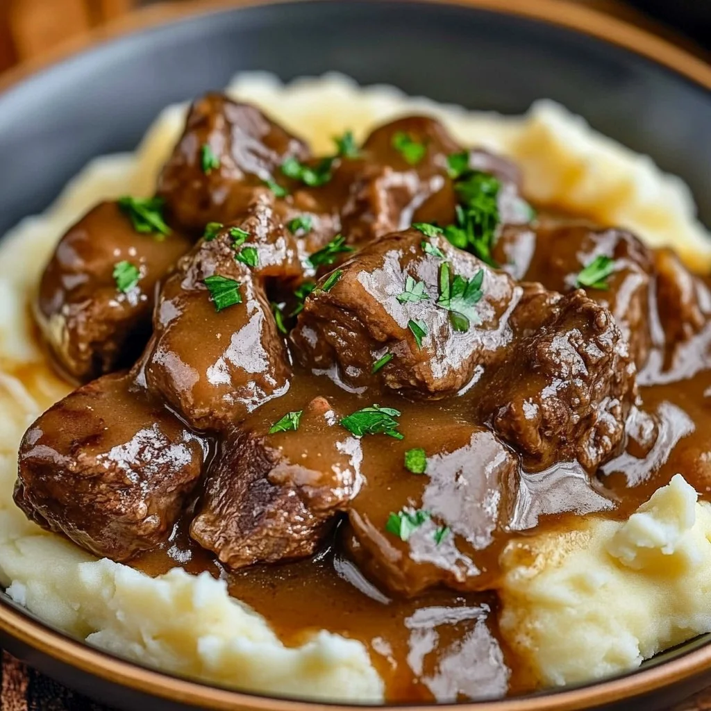 Beef Tips and Gravy