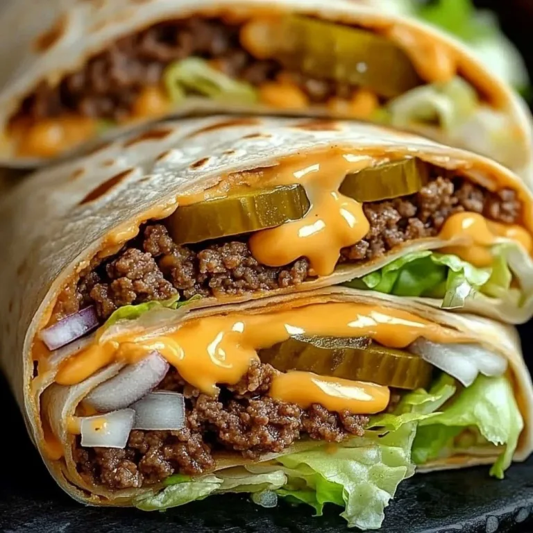 Big Mac Wraps recipe featuring flavorful ingredients and easy preparation
