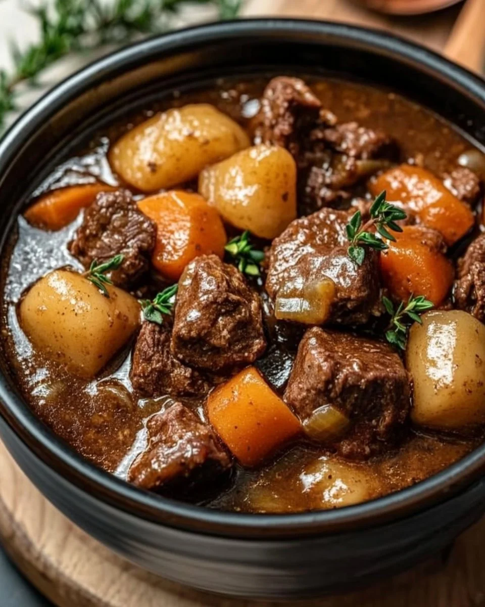 Comforting Crockpot Beef Stew