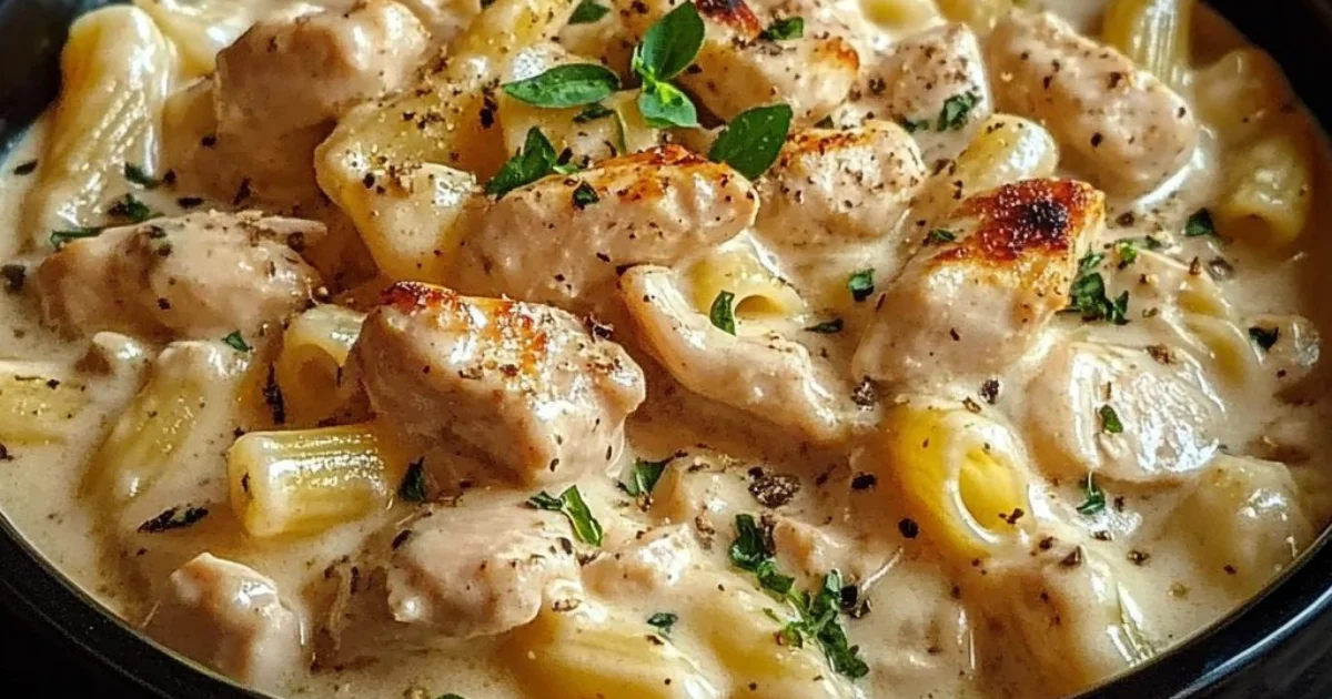 Creamy Chicken Pasta Crockpot