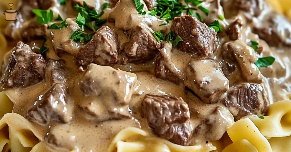 Crock Pot Beef Stroganoff