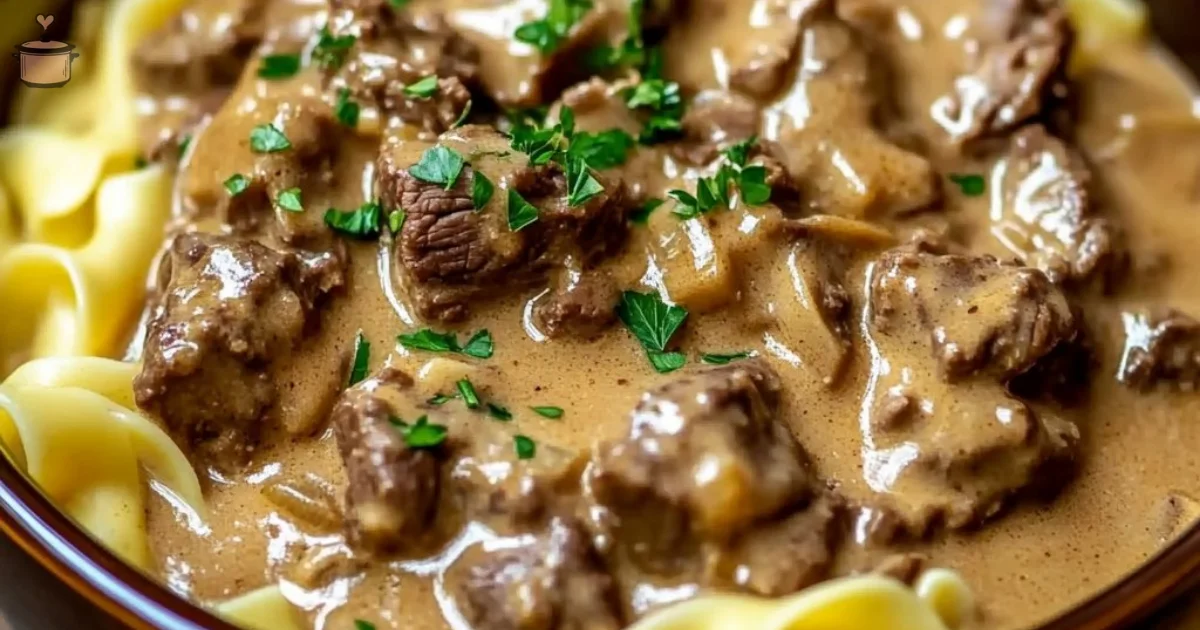 Crockpot Beef Stroganoff